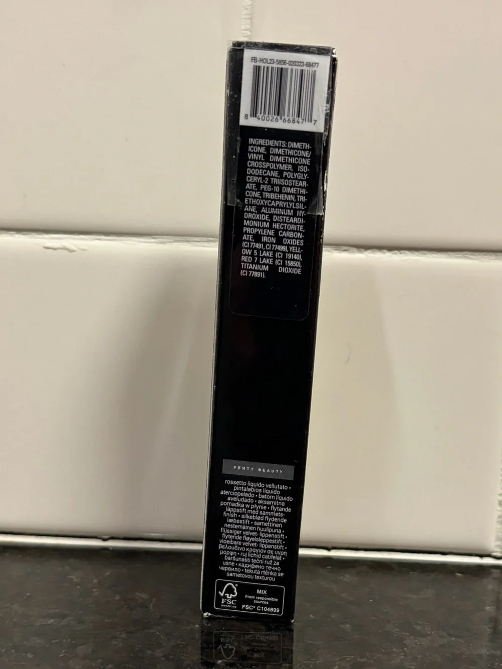 Fenty Beauty Fenty Icon Velvet Liquid Lipstick Shade: 07 Fashion Fiend - New